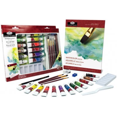 Sada akvarelových barev Essentials v papírové krabici / 21 dílná – Zboží Mobilmania