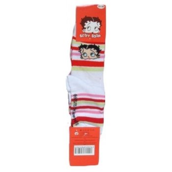 Betty Boop Originální dětské ponožky pro holky bílé
