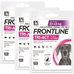 Frontline Tri-Act Spot-On Dog L 20-40 kg 3 x 4 ml – Hledejceny.cz