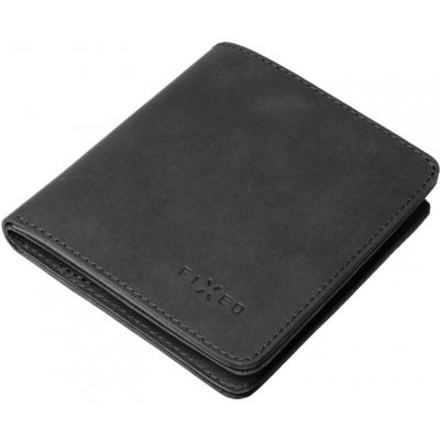 Fixed Classic Wallet z pravé hovězí kůže černá