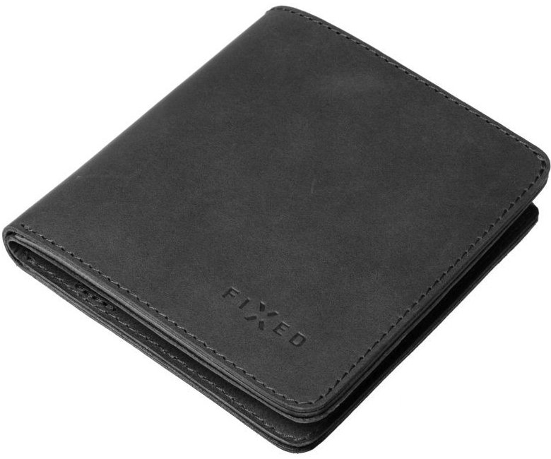 Fixed Classic Wallet z pravé hovězí kůže černá