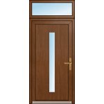 OknaDvereNaMiru.cz Vchodové dveře STYL Hana + Nadsvětlík bílá 100 x 220 cm – Hledejceny.cz