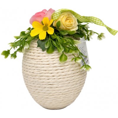Velikonoce Velikonoční vejce bílé S25-44A 21 × 11 × 11 cm – Hledejceny.cz