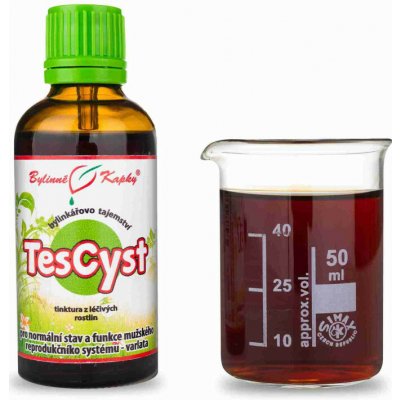 Bylinné kapky Bylinkářovo tajemství TesCyst tinktura 50 ml – Hledejceny.cz