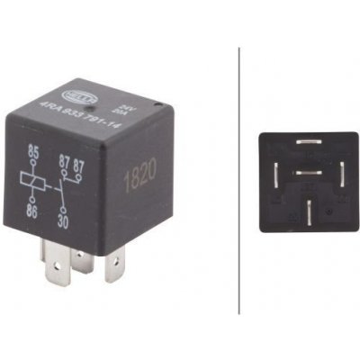 Relé, pracovní proud HELLA 4RA 933 791-141 – Hledejceny.cz