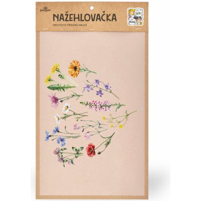 Lesní svět Nažehlovačka L 045 - Luční kvítí srdce – Zboží Dáma