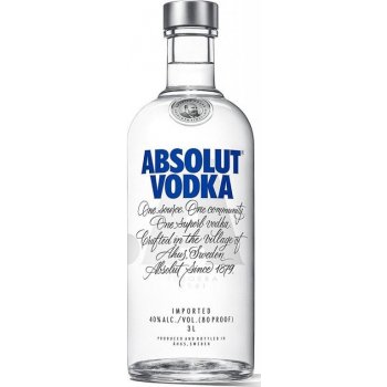 Absolut 3 l (holá láhev)