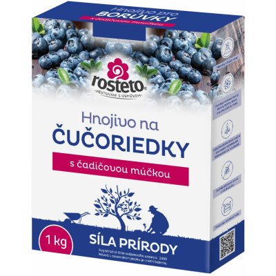 Rosteto Hnojivo s čedičovou moučkou - borůvky 1 kg – Zbozi.Blesk.cz