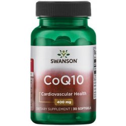 Swanson CoQ10 400 mg 30 gelové tablety