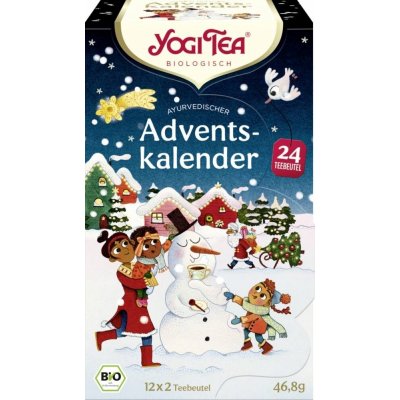 YogiTea Adventní kalendář Ekologické bio čaje 24ks 2025 – Hledejceny.cz