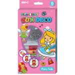 Amos Barvy na sklo sada 6 barev 10,5 ml + 6 sklíček Jednorožec 6411 – Zboží Dáma