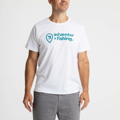 Adventer & fishing tričko krátký rukáv white & bluefin – Zboží Dáma