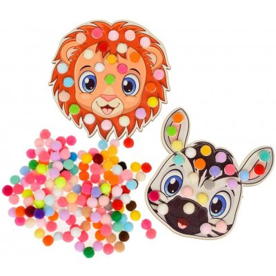 SADA ZVÍŘÁTKA ZOO s bambulkami – Hledejceny.cz