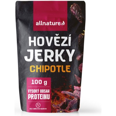 Allnature Beef Chipotle Jerky 100 g – Zboží Dáma