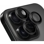 Obal:Me ochrana čoček pro Apple iPhone 15 Pro-15 Pro Max Black Titanium 139400 – Zboží Živě