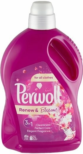 Perwoll Renew & Blossom prací gel, 45 PD 2,7 l