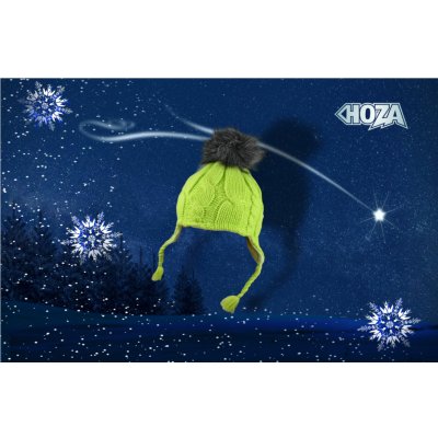 Hoza čepice s copánky HC005 Zelená – Hledejceny.cz
