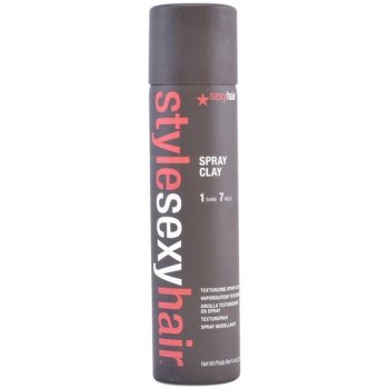 Sexy Hair Style stylingový jíl na vlasy ve spreji 1 Shine, 7 Hold (This Product is Great for all Hair Types Needing Added Texture and Movement with a Dry, Non-Waxy Hold) 155 ml