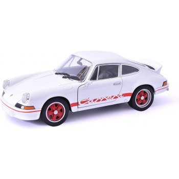 Welly Carrera Porsche 911 RS 2.7 model bílá 1:24