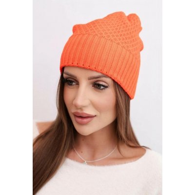 Kesi Dámská zimní vlněná čepice K426 oranžová oranžová – Hledejceny.cz