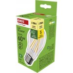 Emos LED žárovka Filament A60 E27 3,8 W 60 W 806 lm teplá bílá – Sleviste.cz