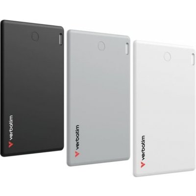 Verbatim My Finder Card, Bluetooth Tracker, 3ks (32141) černý/stříbrný/bílý – Zboží Živě