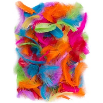 DP Craft Peří mix jasných barev 10 gr. 5-12 cm – Hledejceny.cz