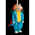 Mašek umělecká výroba loutka drak 20 cm – Zboží Dáma