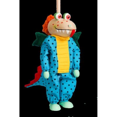 Mašek umělecká výroba loutka drak 20 cm – Zboží Dáma