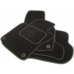 Koberce textilní Velvet Design Mazda CX-30 2019 s fixací - Velvet Černá koženka s oranžovou nití | Zboží Auto