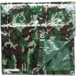 Mil-Tec ABDECK z folie PE 500 x 600 cm Woodland – Zboží Dáma
