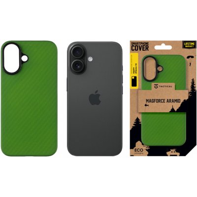 Tactical MagForce Aramid pro Apple iPhone 16, green toad – Zboží Mobilmania