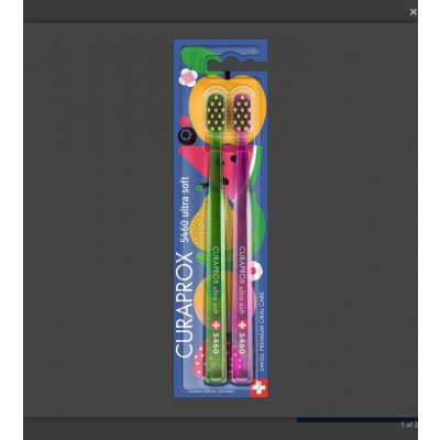 Curaprox 5460 Tiger Edition Ultra Soft 2 ks – Zboží Dáma