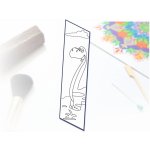 Radost v písku Šablona na pískování záložka do knihy dino – Sleviste.cz