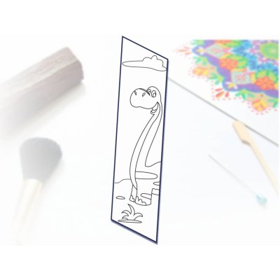 Radost v písku Šablona na pískování záložka do knihy dino – Sleviste.cz