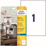 Avery Zweckform J4775-10 Odolné etikety pro Inkjet 210x297mm 10 ks bílá – Sleviste.cz