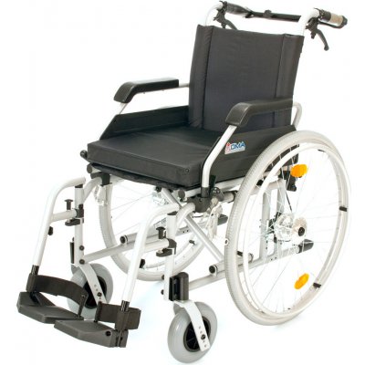 Invalidní vozík s brzdami 108-23 šířka sedu 46 cm – Zboží Dáma