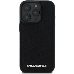 Karl Lagerfeld PU Quilted Pattern pro iPhone 16 Pro Black