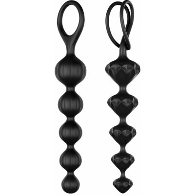 Satisfyer Beads Soft Silicone 2 pack černé – Zboží Mobilmania
