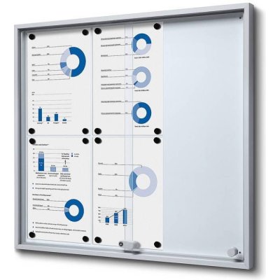 A-Z Reklama CZSlim informační vitrína s posuvnými dvířky SCSLG 6 x A4 – Hledejceny.cz