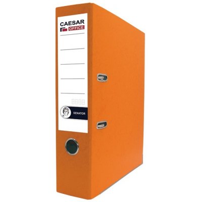 Caesar Office pořadač pákový A4/75 Senator rado oranžový – Zboží Živě