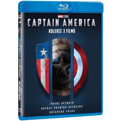 Captain America Trilogie - kolekce BD – Zboží Mobilmania