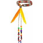 Hippie čelenka s korálky a peřím – Sleviste.cz
