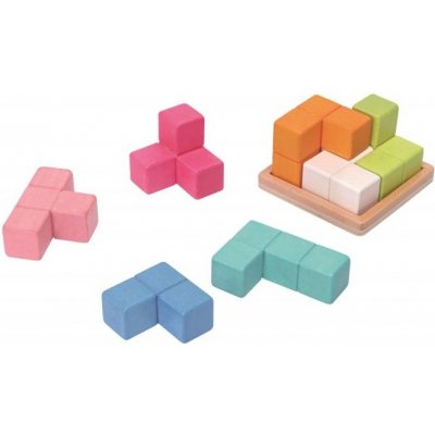 Adam Toys dřevěná kostka tetris – Sleviste.cz