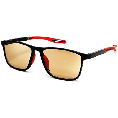 Samozabarvovací dioptrické F04B black red clear-brown