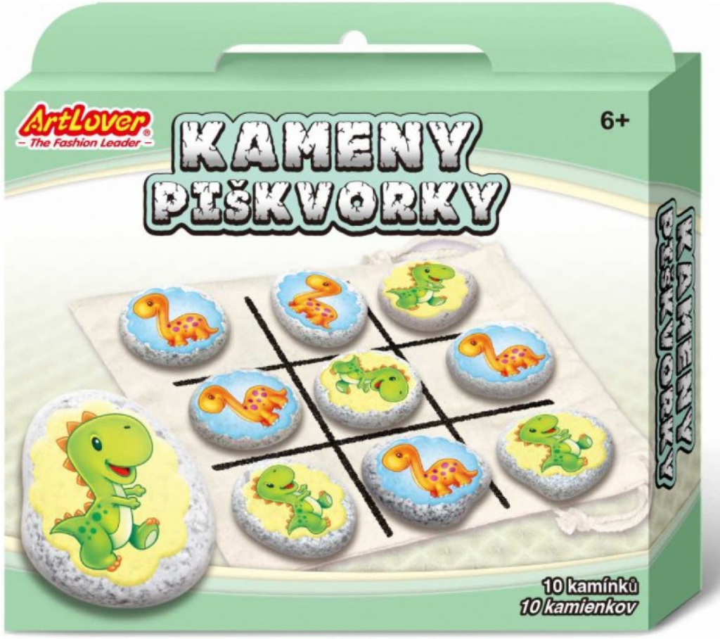 Kameny piškvorky dinosauři