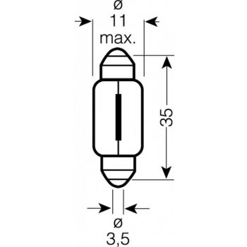 Osram Standard C5W SV8,5-8 12V 5W