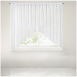 Záclona dekorační v bílé barvě biela Šírka 400 cm | Dĺžka 145 cm – Zboží Mobilmania