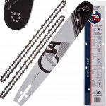 CATA Vodící lišta na řetězové pily 38 cm a 2 řetězy 15" 64 1,5mm 0,325" M86668 – Hledejceny.cz