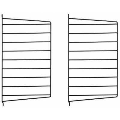 String Nástěnný panel String Wall 50 x 30, 2 ks, black